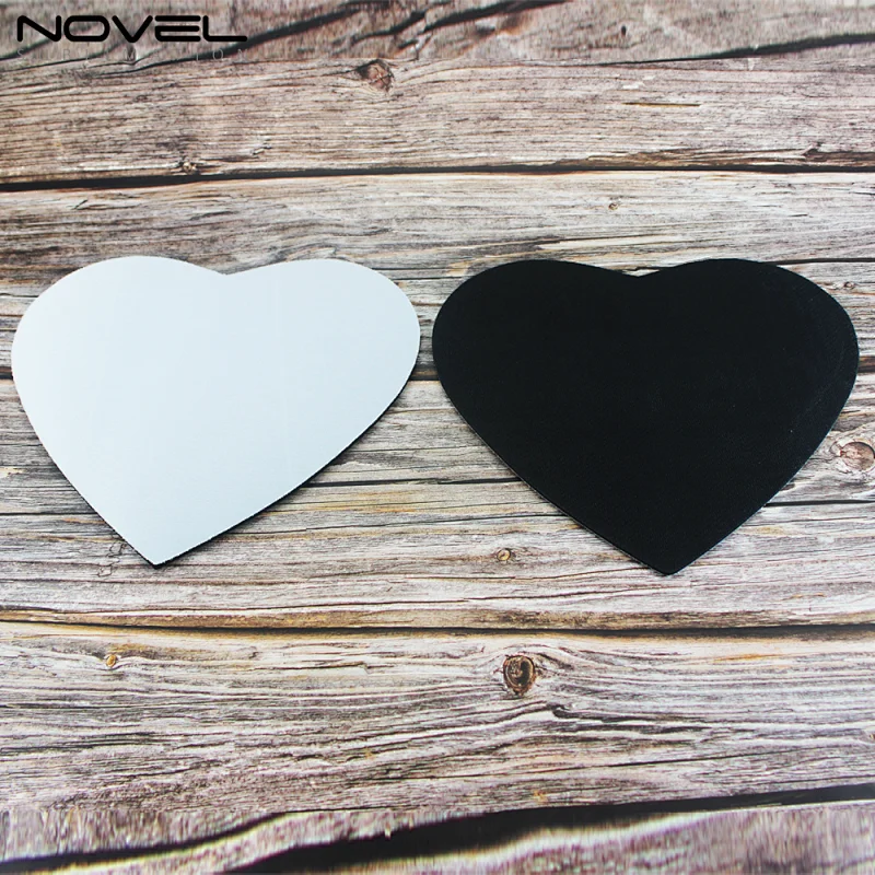 Soft Gel Mouse Mat Sublimation Rubber Heart Mouse Pad