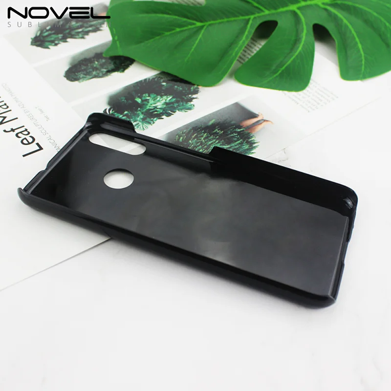 factory provide 2d PC+blank metal insert phone case for Moto E6 Plus