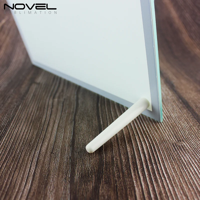 8 inch blank sublimation mirror side glass frame