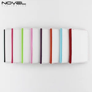 Different colors assorted Sublimation blank PU leather passport holders