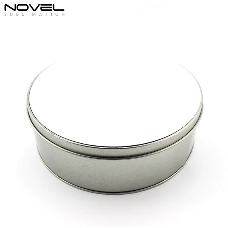 Survival Kit Containers DIY Sublimation Blank Round Metal Tin Box