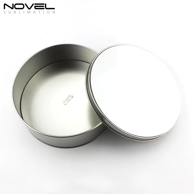 Survival Kit Containers DIY Sublimation Blank Round Metal Tin Box