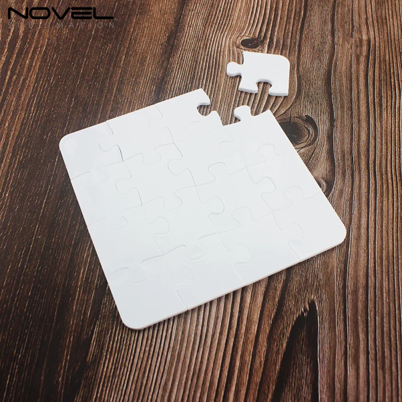 A4 Size DIY  Sublimation Blank Plastic Hard Board Polymer Jigsaw Puzzle
