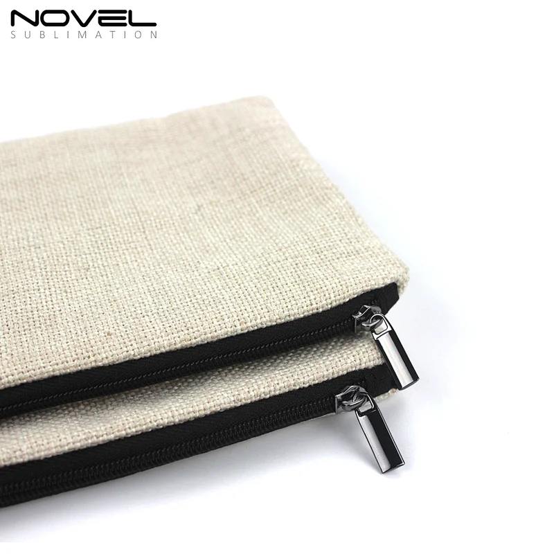 New Sublimation Blank Linen Fashion Coin Purse Wallet Blank Dye Sublimation Heat Transfer