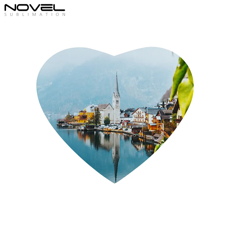 Soft Gel Mouse Mat Sublimation Rubber Heart Mouse Pad