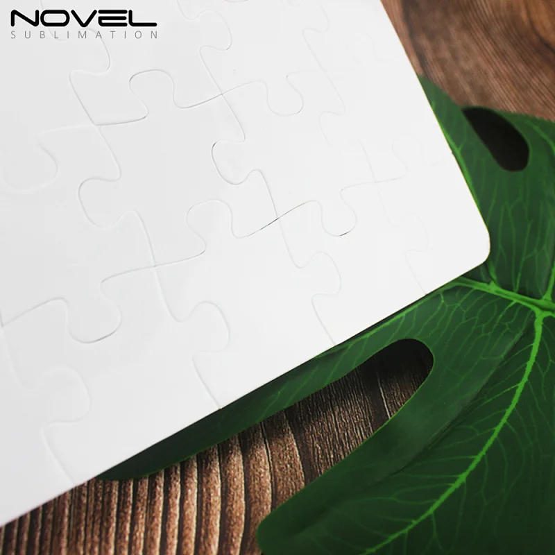 A4 Size DIY  Sublimation Blank Plastic Hard Board Polymer Jigsaw Puzzle