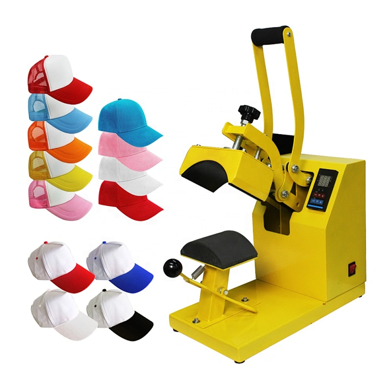 New Arrival Manual Cap Hat Transfer  Printing Portable customized hat Heat Press Machine