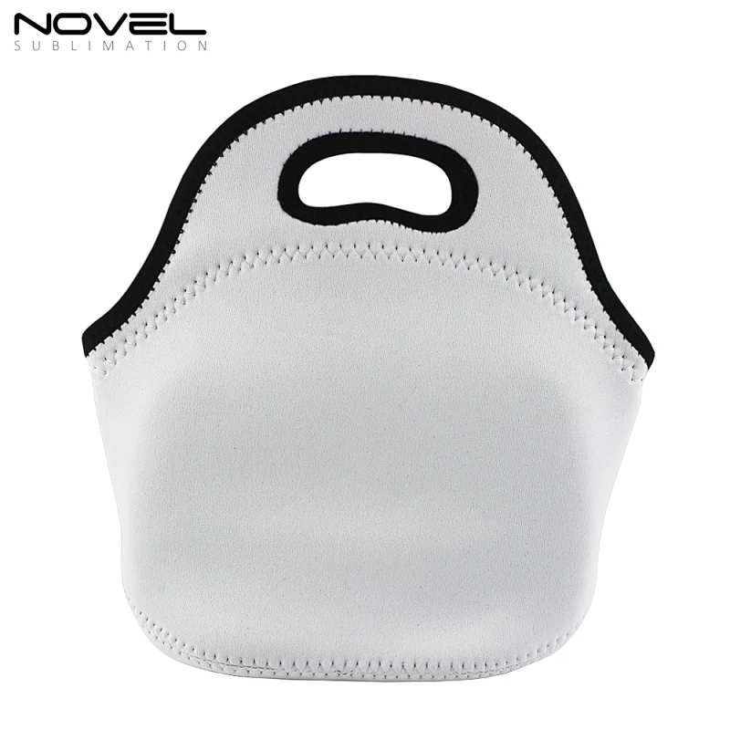 White Neoprene Lunch Pack Sublimation Lunch Bag