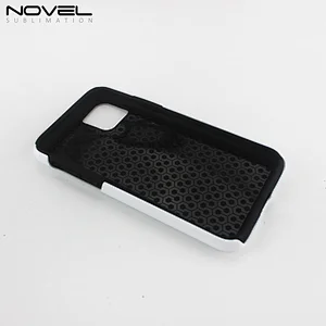 High quality 2in1 3D Coating case Sublimation cover customized DIY Cell Phone case for IP 11