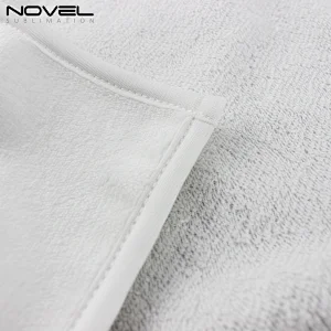 Home Hotel Soft Hand Towels Polyester Cotton White Square Blank DIY Printing Sublimation Towel