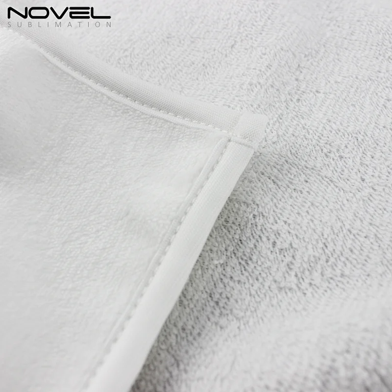 Home Hotel Soft Hand Towels Polyester Cotton White Square Blank DIY Printing Sublimation Towel