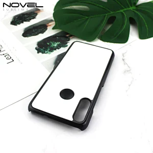 factory provide 2d PC+blank metal insert phone case for Moto E6 Plus
