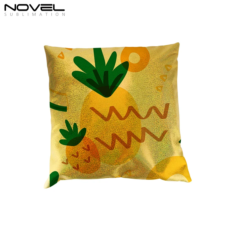New arrival Sublimation Shiny Bling polyester photo cushion covers