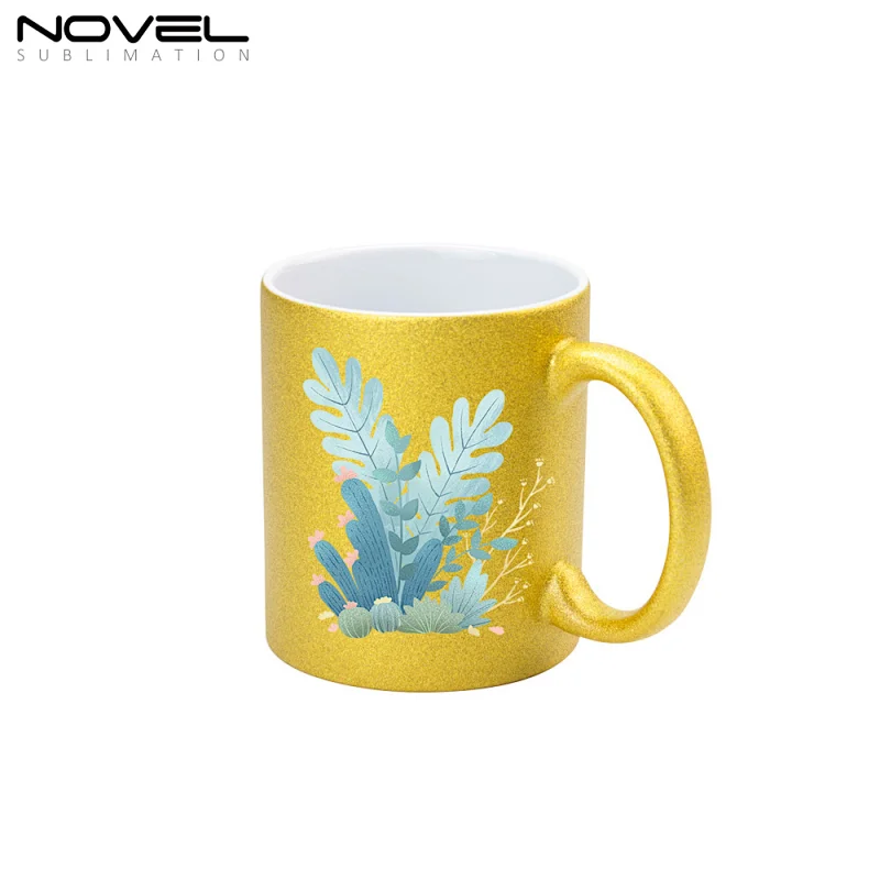 11OZ pearl electroplated colorful sublimation coffee mug