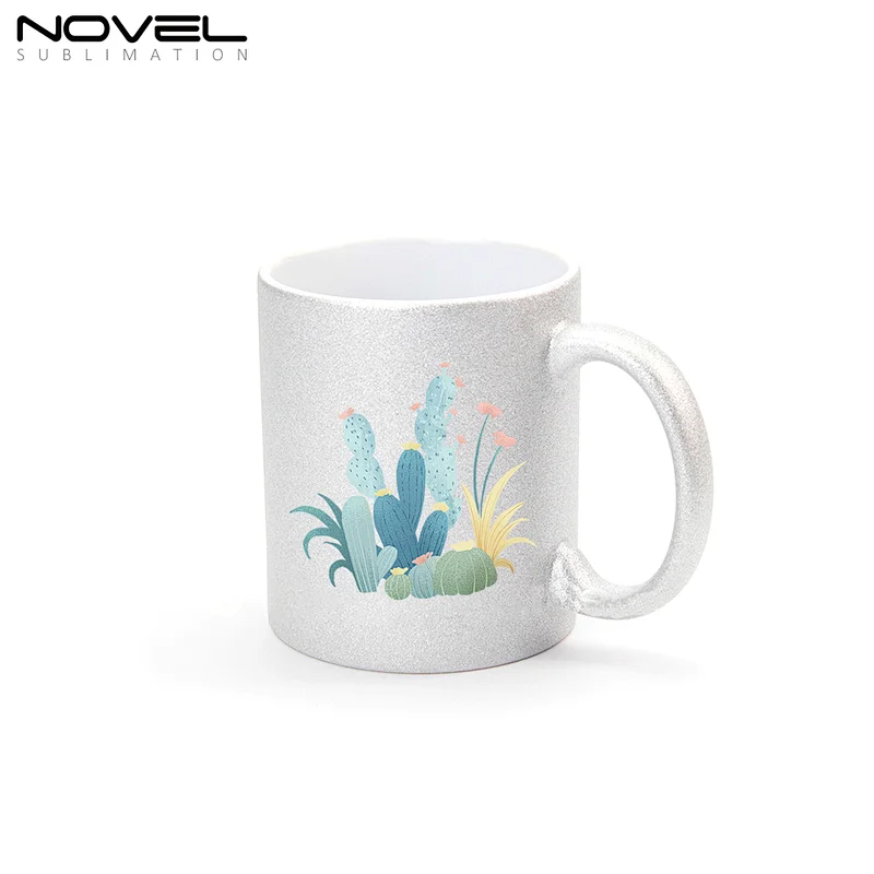 11OZ pearl electroplated colorful sublimation coffee mug
