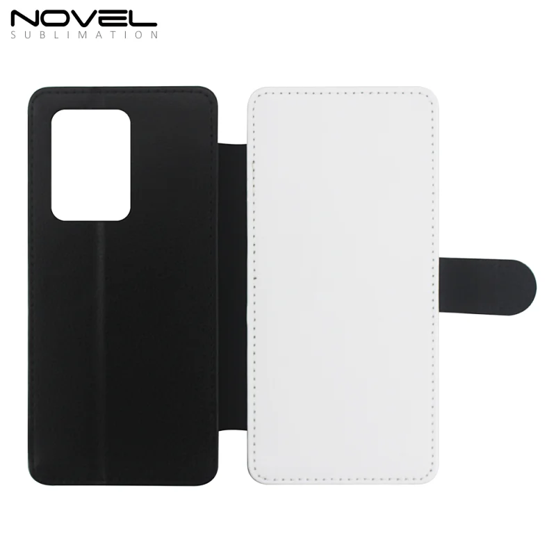 New coming Sublimation Stand-up Leather Phone Case For S20 Ultra