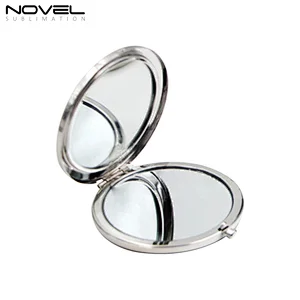 High quality new cosmetic pocket blank diy make up sublimation Mirror