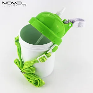 400ml Polymer Kid Water Bottle Sublimation White Coating Bottle