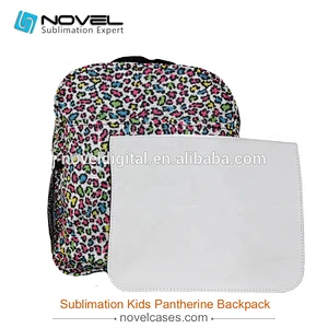Custom Fashion Kids Sublimation Blank Backpack For School Use