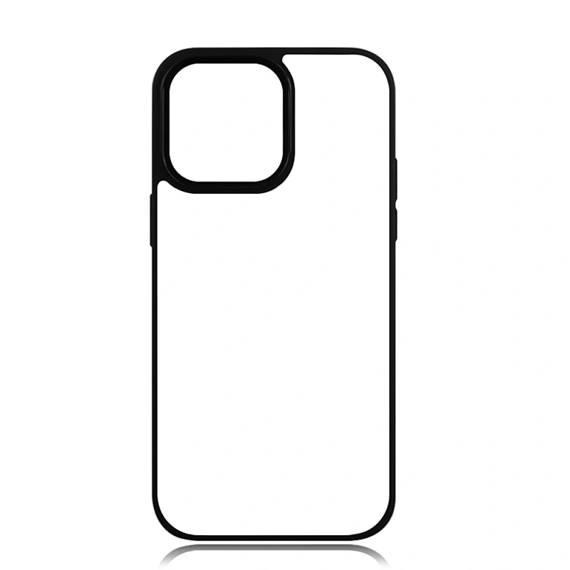 Compatible with Wireless Charge For iPhone 14 Pro max Mag safe DIY Phone Cover with Film Insert Sublimation 2D TPU Phone Case