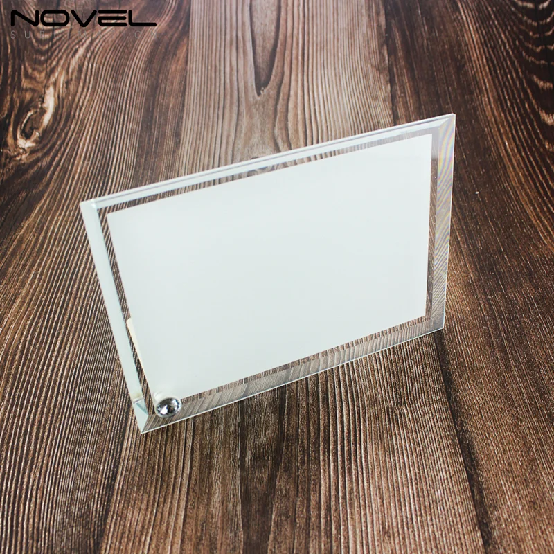 Personality Fancy Blank Bevel Edge Crystal Photo Frames