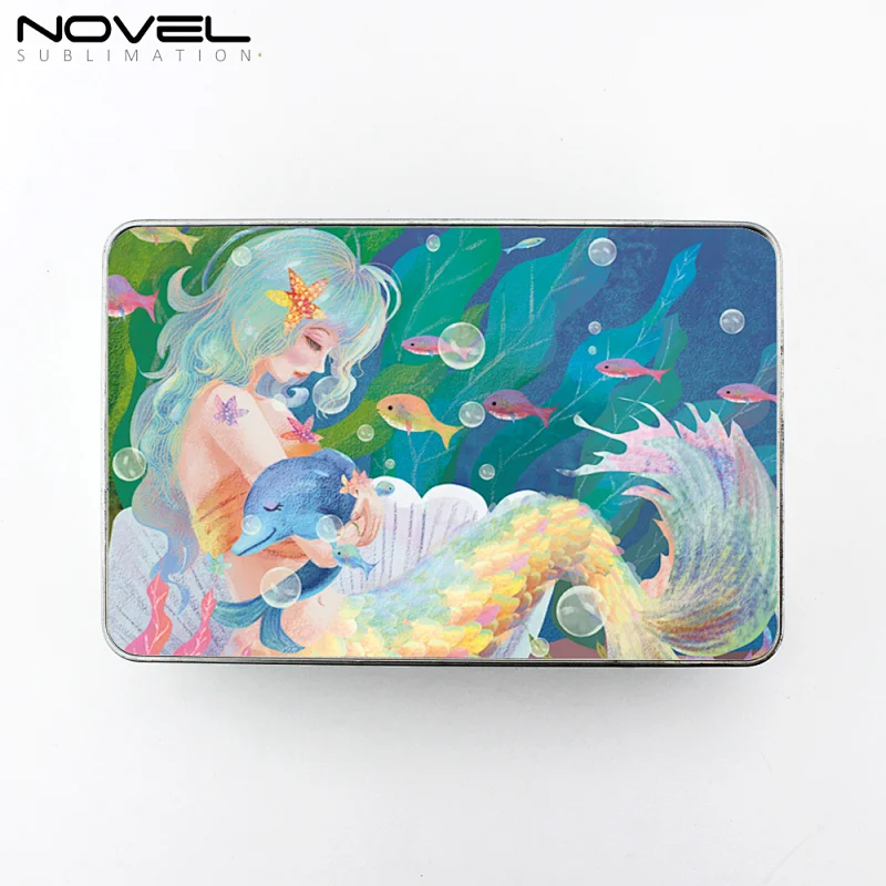 Crafts Use DIY Rectangular Blank White Sublimation Metal tin box