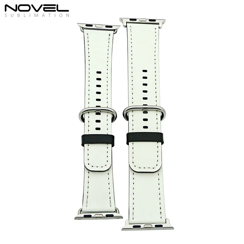 DIY Sublimation PU Leather Watch Band For Apple Watch Series 3