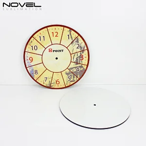 Sublimation Round MDF Wall Clock Desk Clock