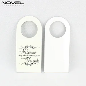 double-sided Printable Sublimation decorative Blank MDF door hanger