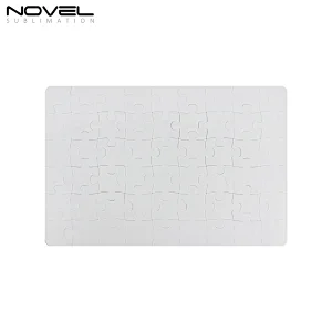 A4 Size DIY  Sublimation Blank Plastic Hard Board Polymer Jigsaw Puzzle