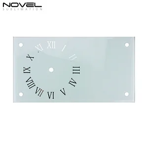 Personalized Design Printable Sublimation Glass Crystal Clock