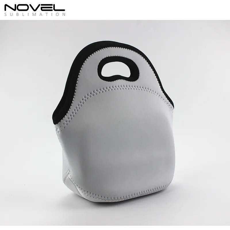 White Neoprene Lunch Pack Sublimation Lunch Bag
