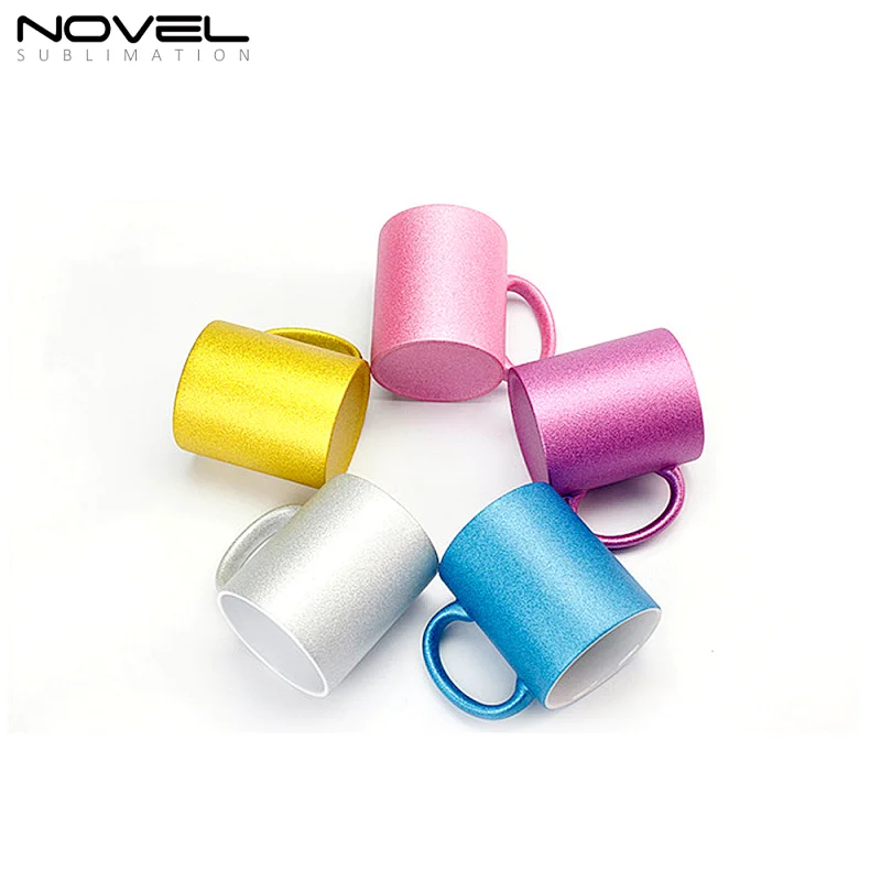11OZ pearl electroplated colorful sublimation coffee mug