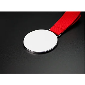 Sublimation blank printing round shape Medal,silver medal badge