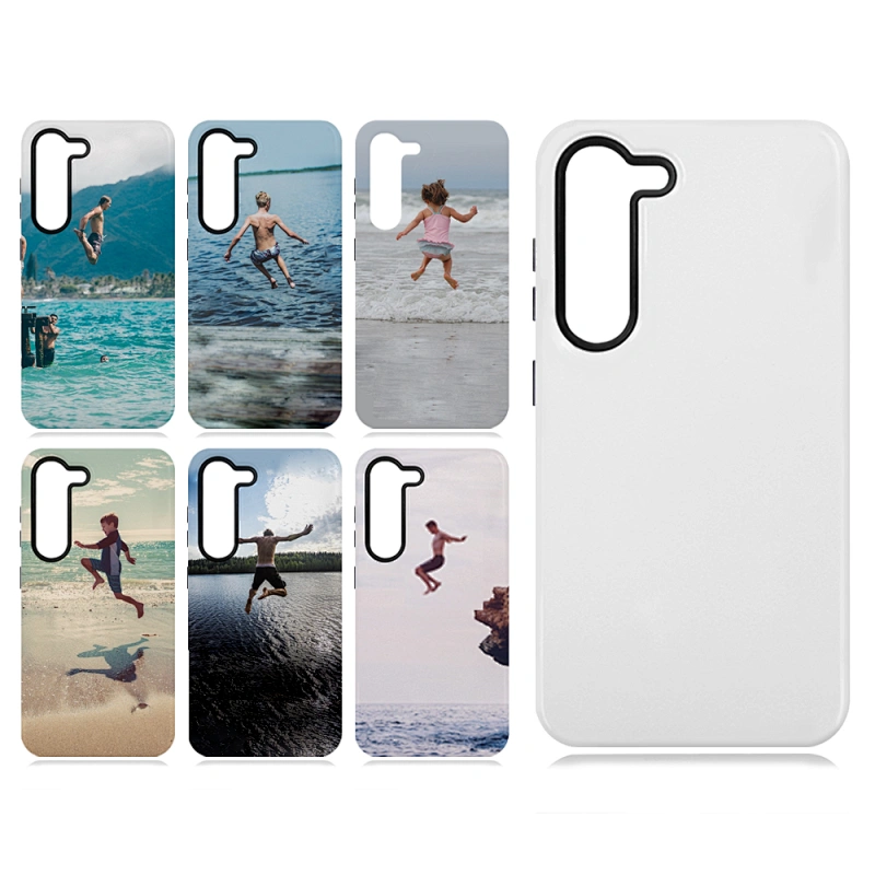 For Samsung  Series Heavy Duty case Phone Accessories Personalized 3D 2in1 Sublimation Phone case for Galaxy S23