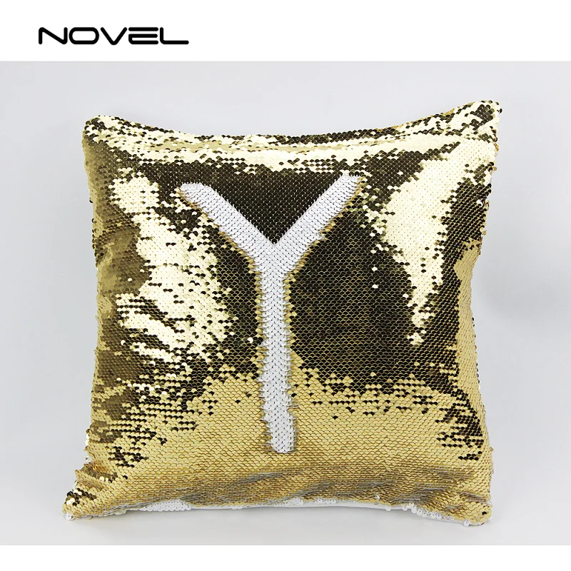 Fashion Blank Sublimation Full Printing Sequin Pillow