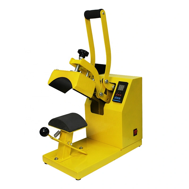 New Arrival Manual Cap Hat Transfer  Printing Portable customized hat Heat Press Machine