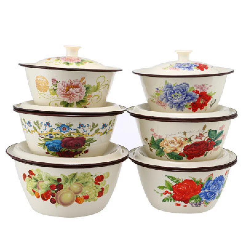 Enamel wash bowl