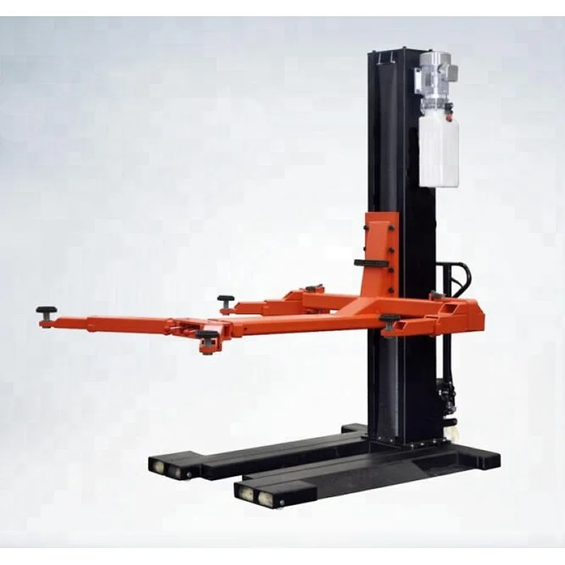 hydraulic single post car lift