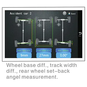 3D wheel aligner/vehicle auto data software 3d wheel aligner/3d four wheel aligner