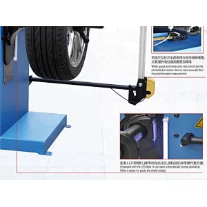 Tire balancing automatic wheel balancer
