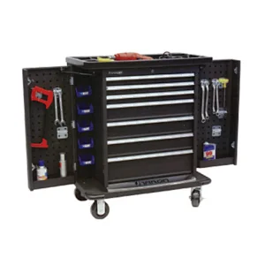 Complete Tools Mechanic Tool Box Set in Trolley Tool Cabinet