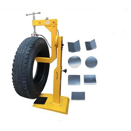rotatable  tire repair machine