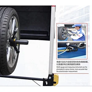 Tire balancing automatic wheel balancer