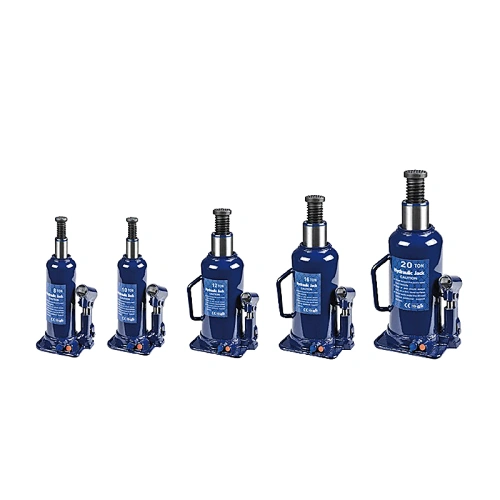Welded bottle jack with casting base
