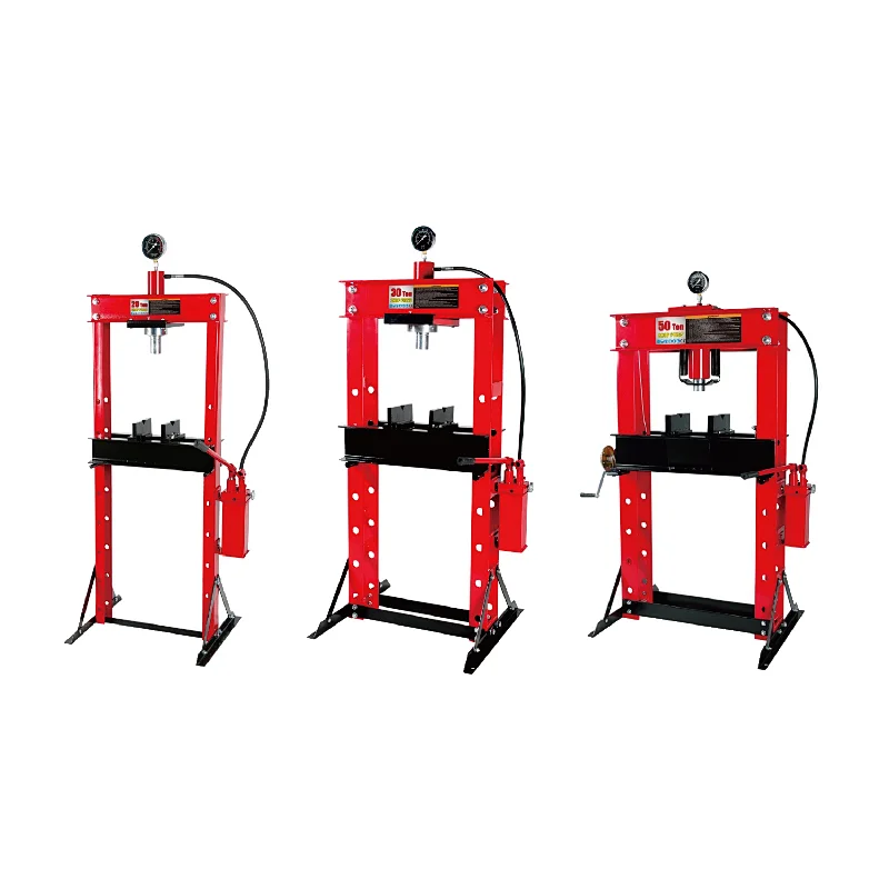 Shop press with double speed square pump