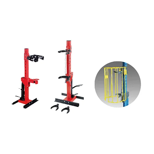 Vertical coil spring compressor