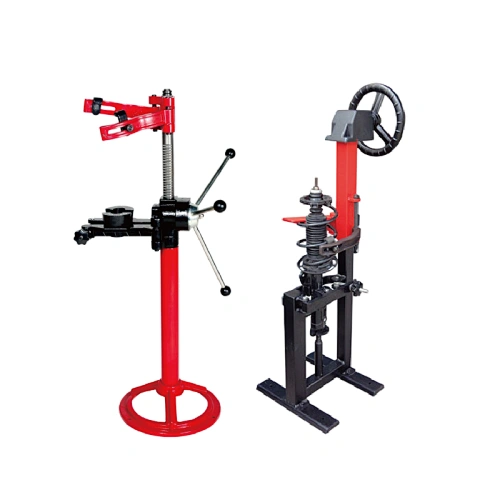 Manual coil spring compressor