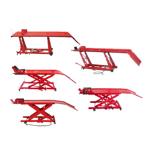 Motorcycle lift table