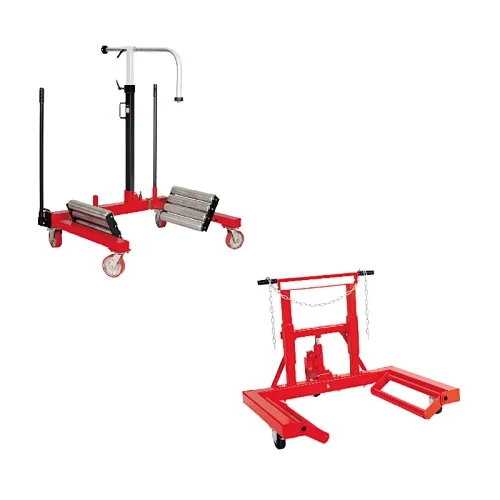 Hydraulic wheel dolly